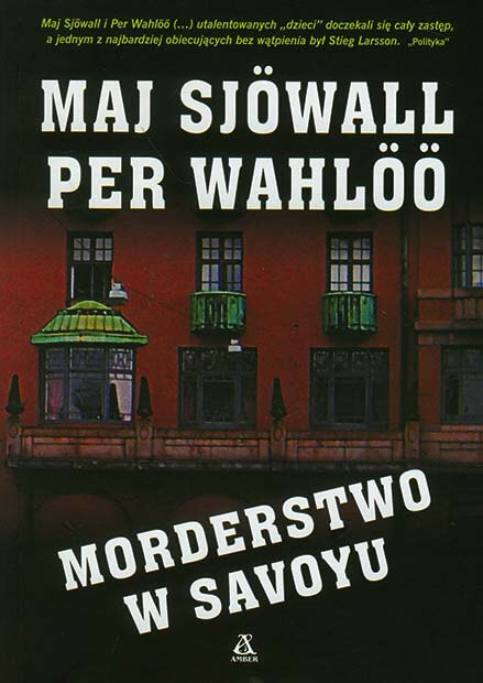 Morderstwo w Savoyu - Maj Sjöwall - okładka